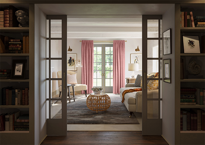 Mirdif, Raspberry - Made to Measure Curtains - Image 14